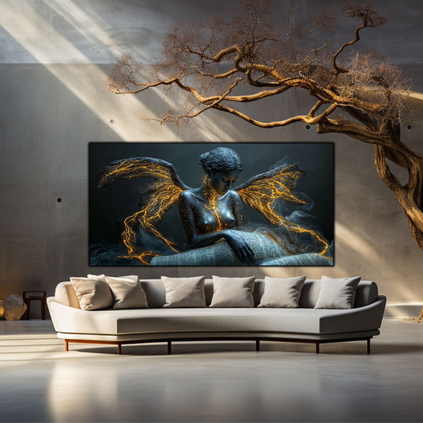 Beyond Meditation - Tablouri moderne pe sticla securizata pentru living contemporan NO49