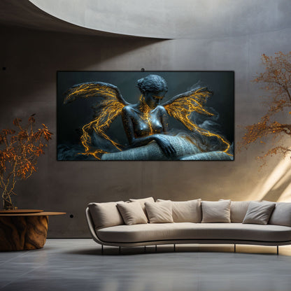 Beyond Meditation - Tablouri moderne pe sticla securizata pentru living contemporan NO49