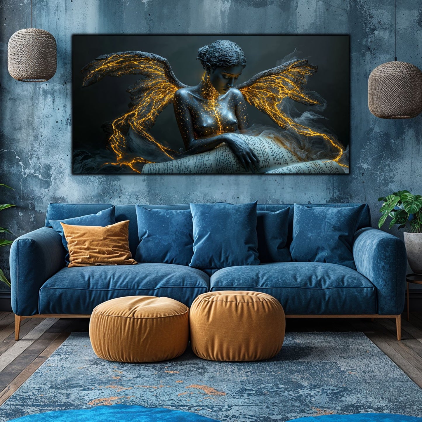 Beyond Meditation - Tablouri moderne pe sticla securizata pentru living contemporan NO49