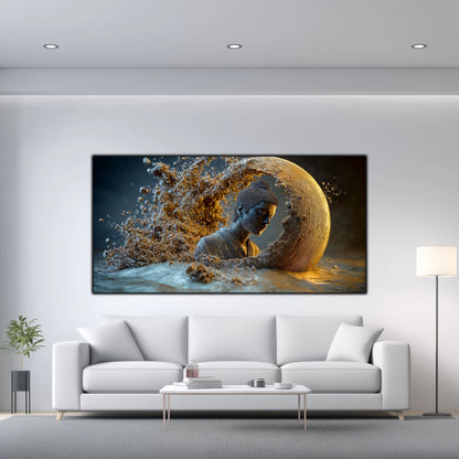 Tablou Decorativ pe Sticla Securizata – Ideal pt Dormitor si Living - Beyond Stardust No13