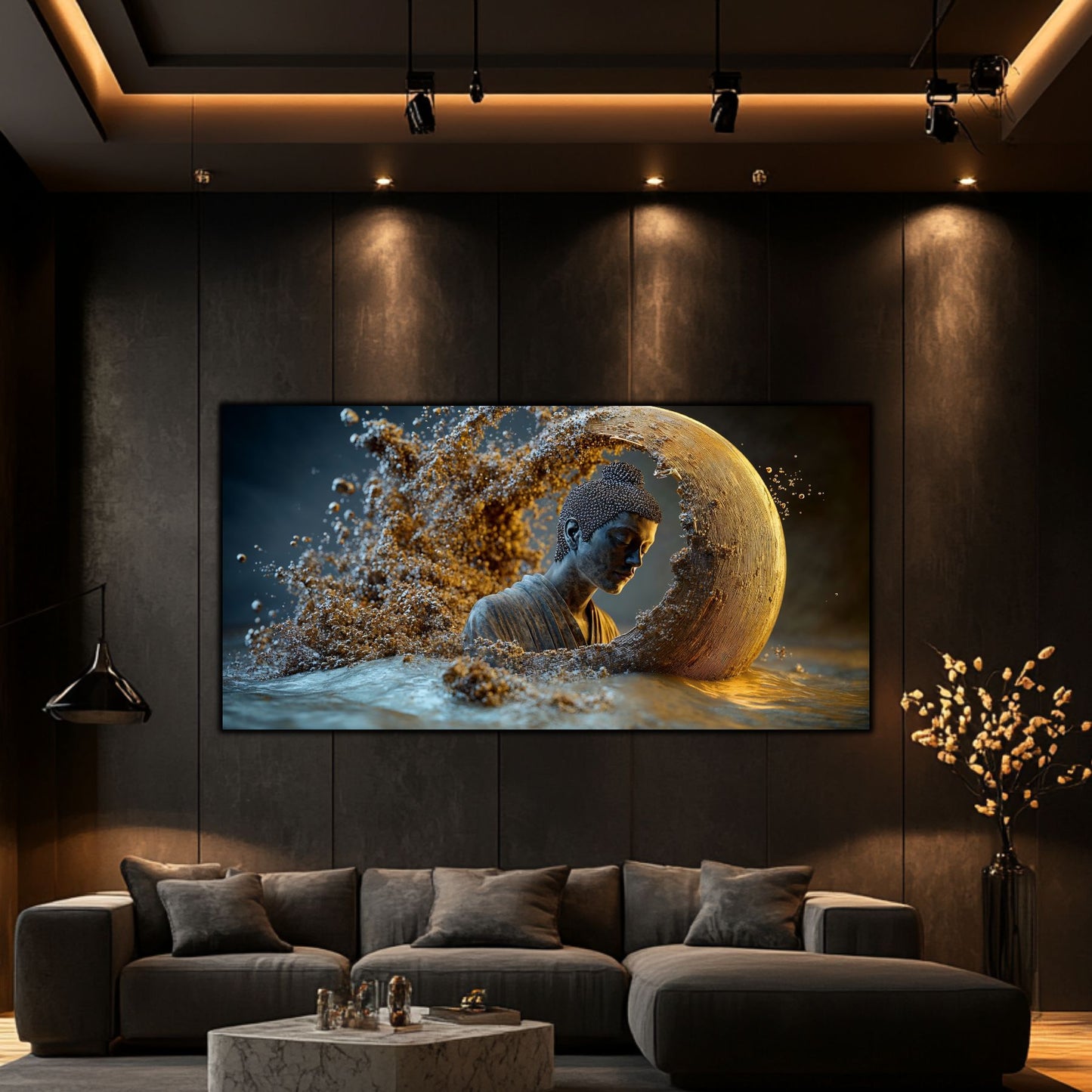 Tablou Decorativ pe Sticla Securizata – Ideal pt Dormitor si Living - Beyond Stardust No13
