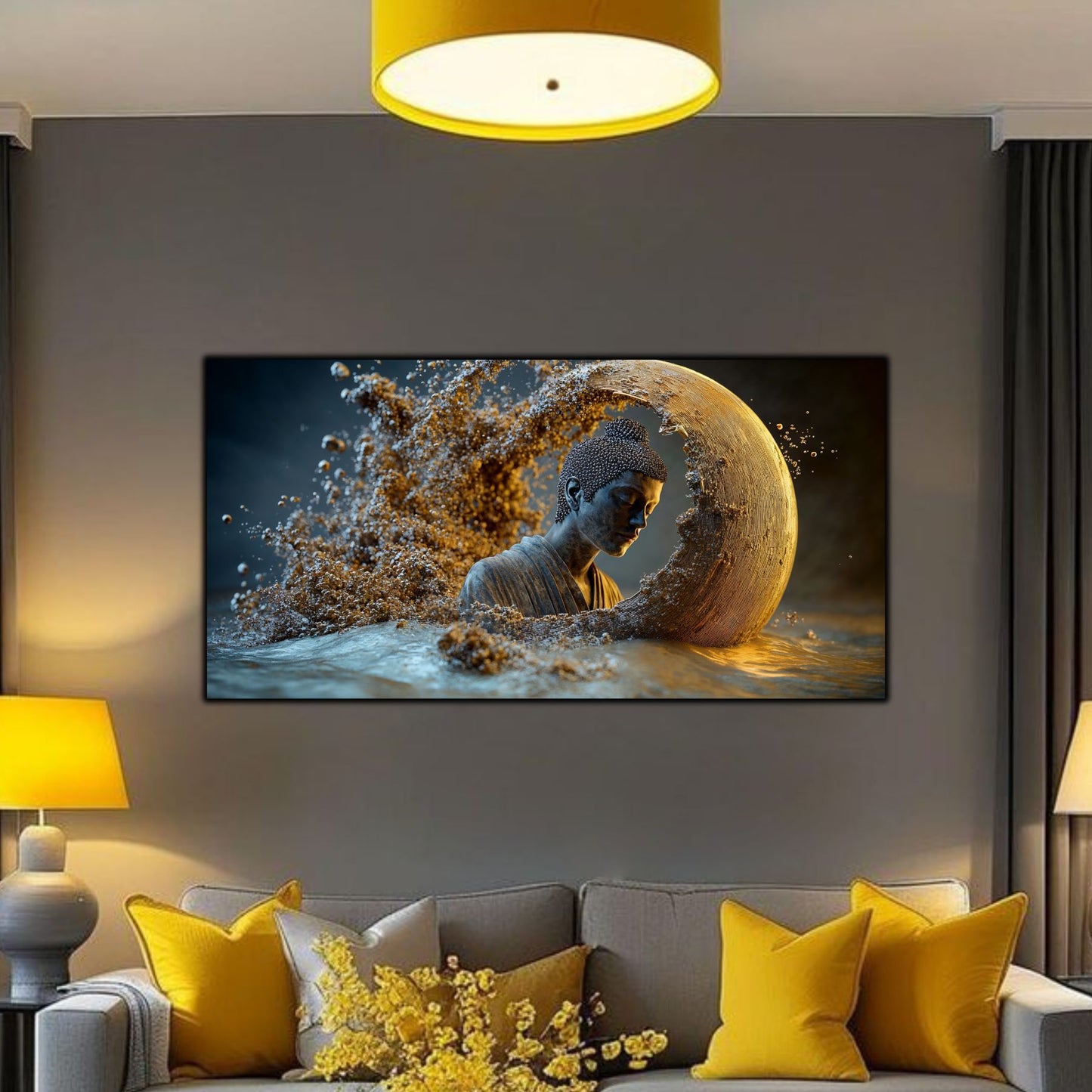 Tablou Decorativ pe Sticla Securizata – Ideal pt Dormitor si Living - Beyond Stardust No13