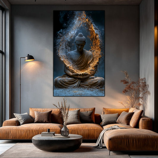 Tablou Decorativ pe Sticla Securizata – Ideal pt Dormitor si Living - Beyond Stardust No09