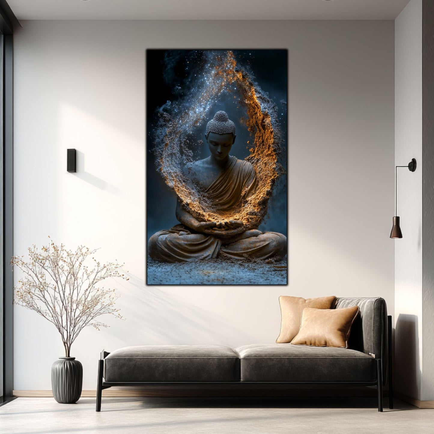 Tablou Decorativ pe Sticla Securizata – Ideal pt Dormitor si Living - Beyond Stardust No09
