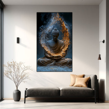 Tablou Decorativ pe Sticla Securizata – Ideal pt Dormitor si Living - Beyond Stardust No09