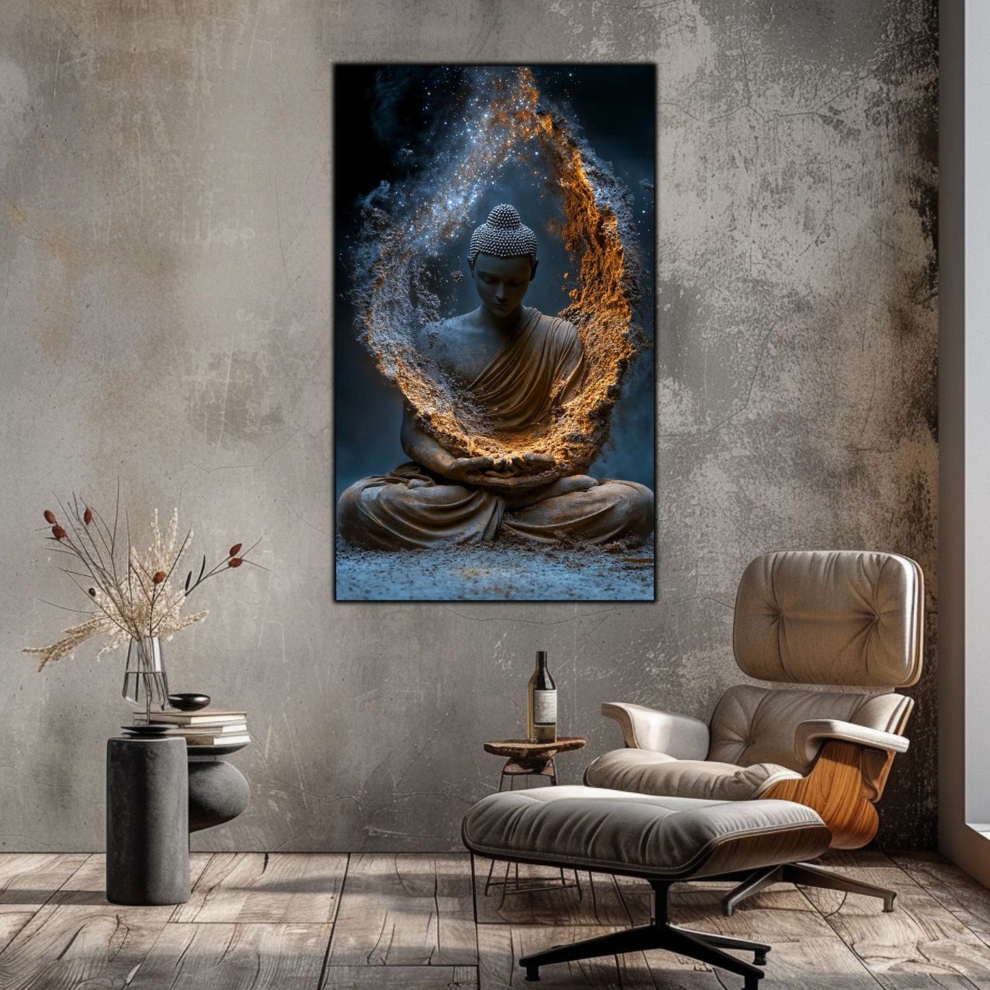 Tablou Decorativ pe Sticla Securizata – Ideal pt Dormitor si Living - Beyond Stardust No09