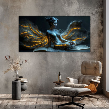 Beyond Meditation - Tablouri moderne pe sticla securizata pentru living contemporan NO04