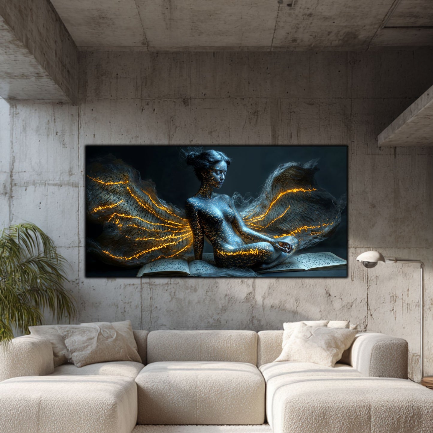 Beyond Meditation - Tablouri moderne pe sticla securizata pentru living contemporan NO04