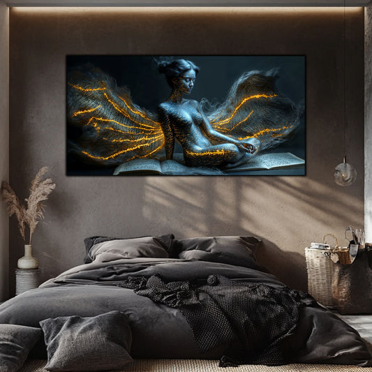 Beyond Meditation - Tablouri moderne pe sticla securizata pentru living contemporan NO04