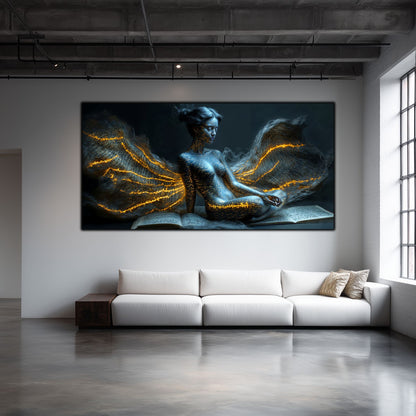 Beyond Meditation - Tablouri moderne pe sticla securizata pentru living contemporan NO04