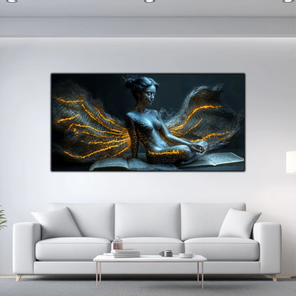 Beyond Meditation - Tablouri moderne pe sticla securizata pentru living contemporan NO04