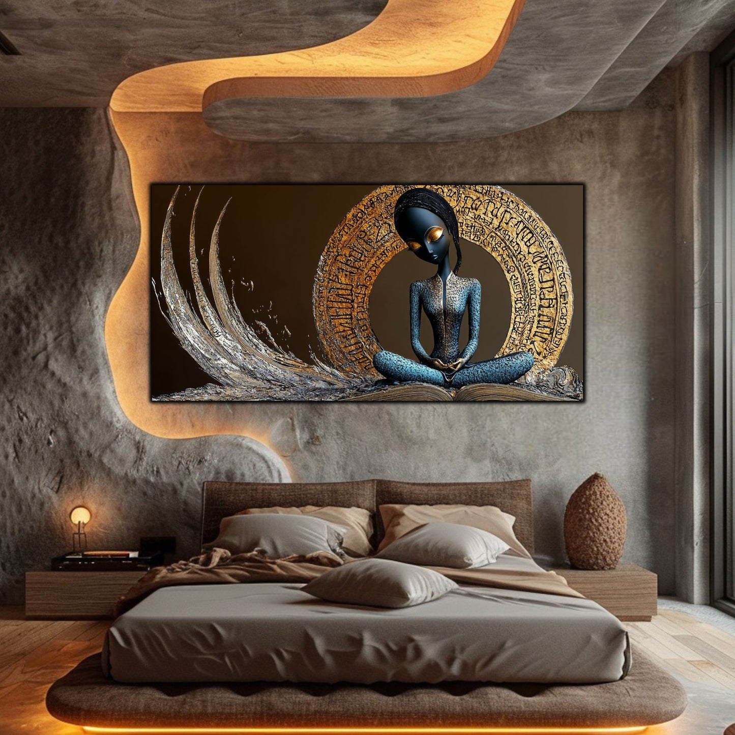 Neo-Icon, Tablou Decorativ din Sticla – Ideal pentru Dormitor si Living NO 16