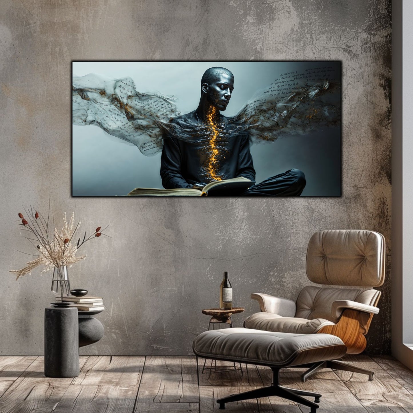 Beyond Meditation - Tablouri moderne pe sticla securizata pentru living contemporan NO23