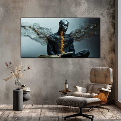 Beyond Meditation - Tablouri moderne pe sticla securizata pentru living contemporan NO23