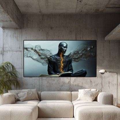 Beyond Meditation - Tablouri moderne pe sticla securizata pentru living contemporan NO23