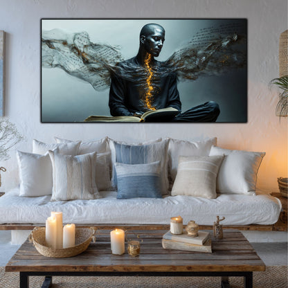 Beyond Meditation - Tablouri moderne pe sticla securizata pentru living contemporan NO23