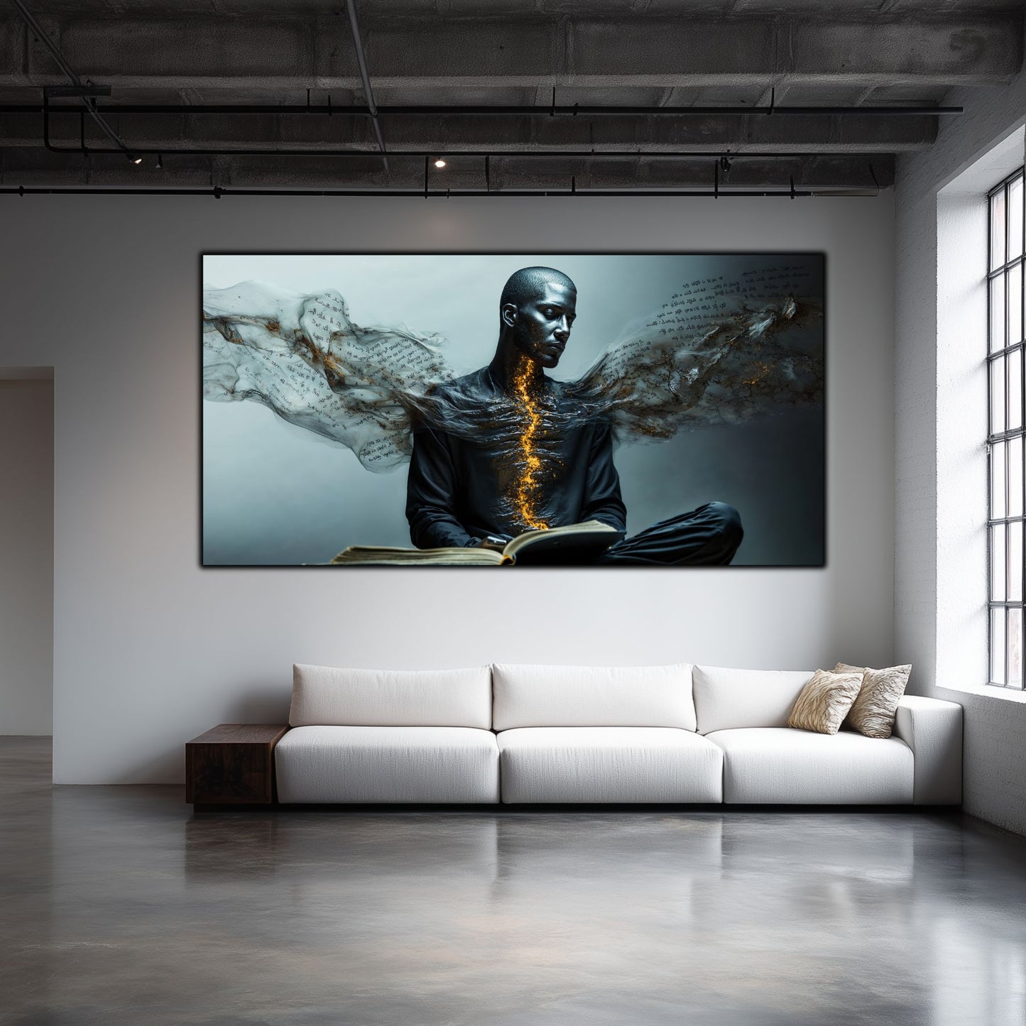 Beyond Meditation - Tablouri moderne pe sticla securizata pentru living contemporan NO23