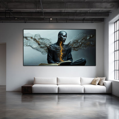 Beyond Meditation - Tablouri moderne pe sticla securizata pentru living contemporan NO23