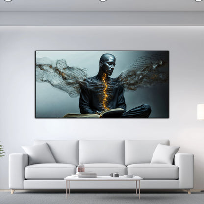 Beyond Meditation - Tablouri moderne pe sticla securizata pentru living contemporan NO23