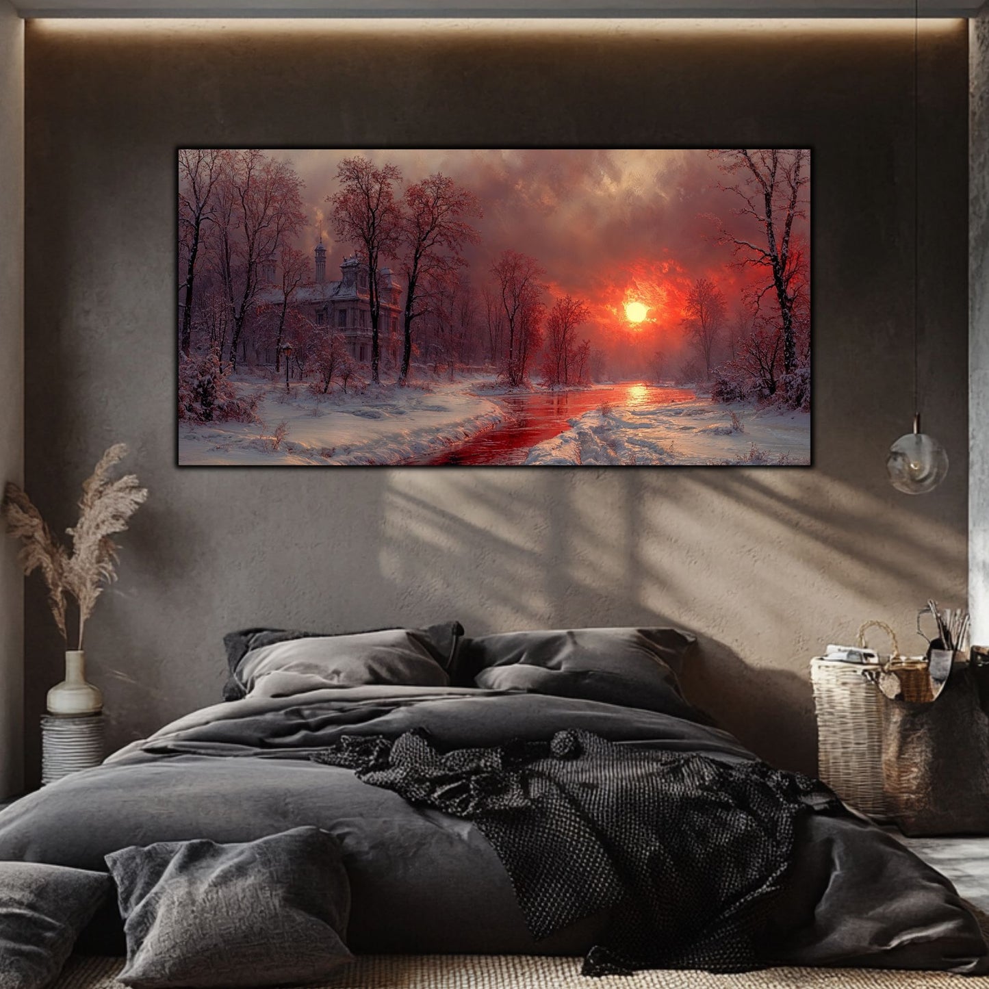 Tablou Sticla Securizata - Colectia Cold Ember - no01