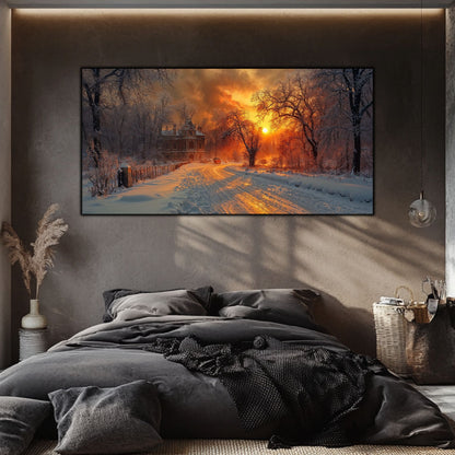 Tablou Sticla Securizata - Colectia Cold Ember - no06