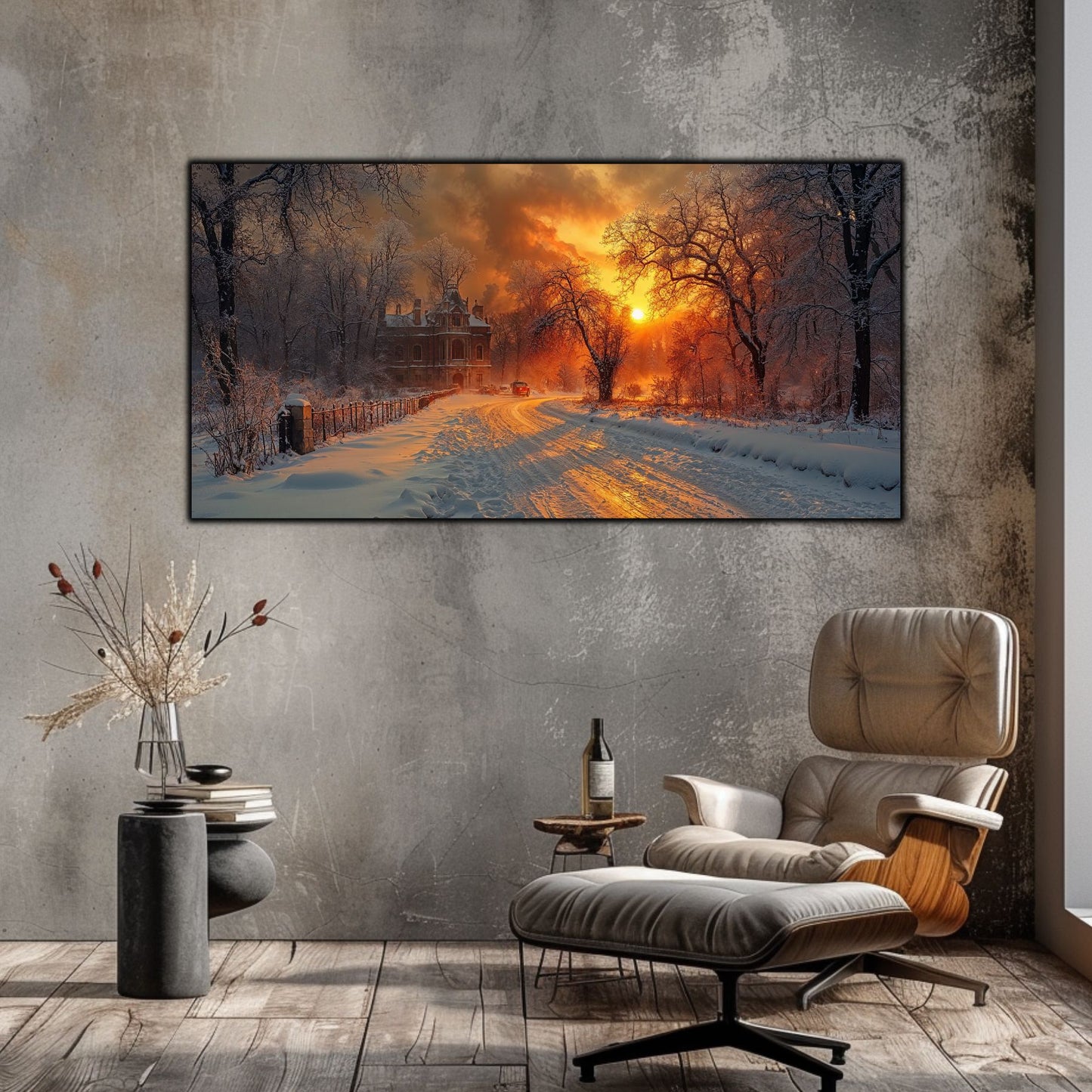 Tablou Sticla Securizata - Colectia Cold Ember - no06