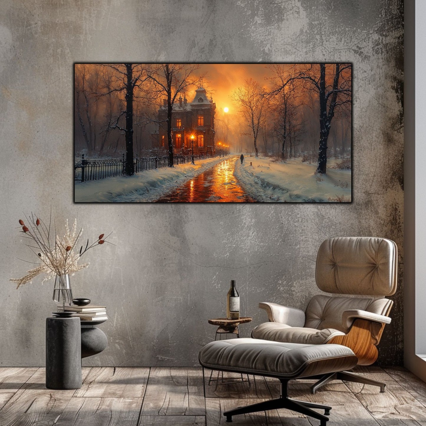 Tablou Sticla Securizata - Colectia Cold Ember - no07