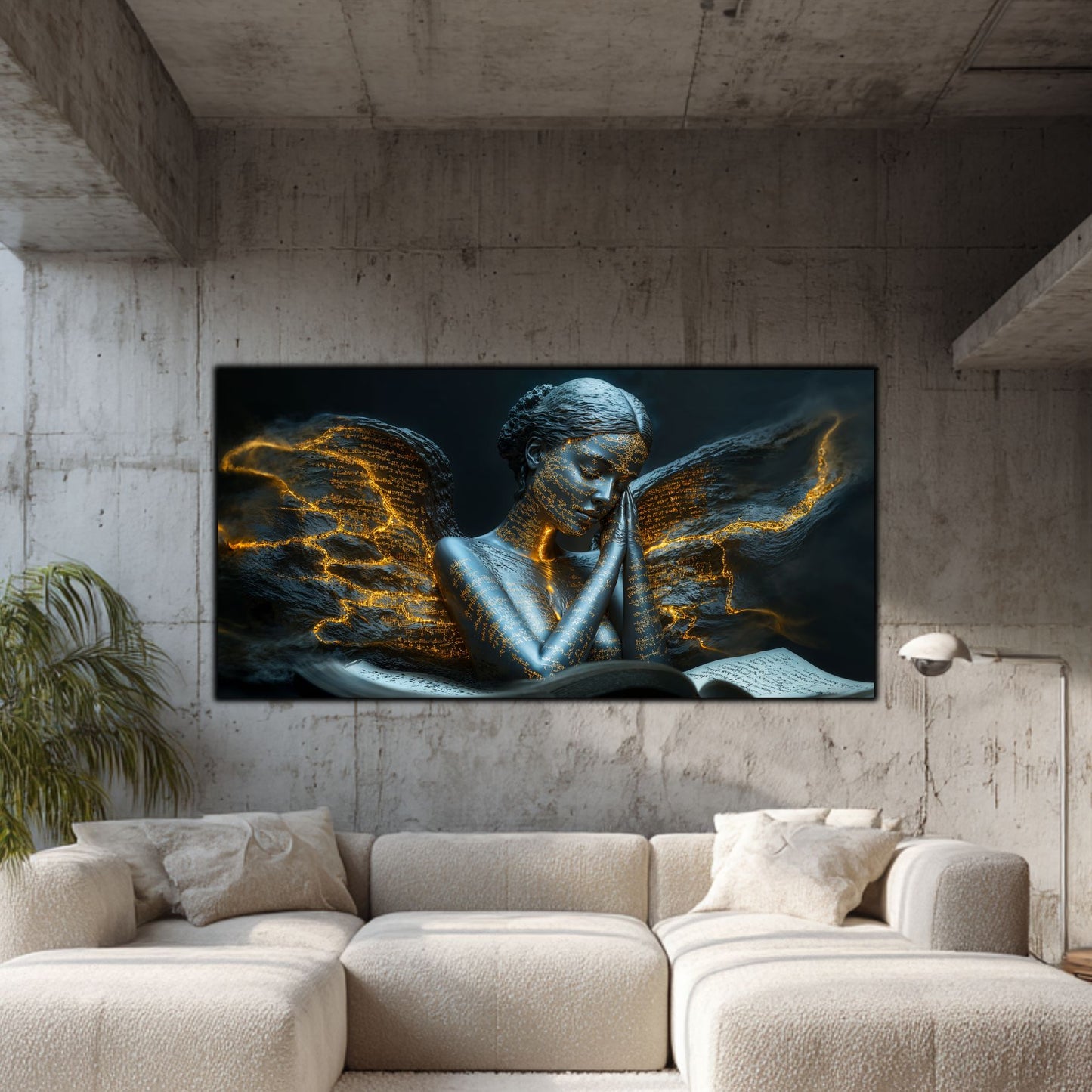 Beyond Meditation - Tablouri moderne pe sticla securizata pentru living contemporan NO37