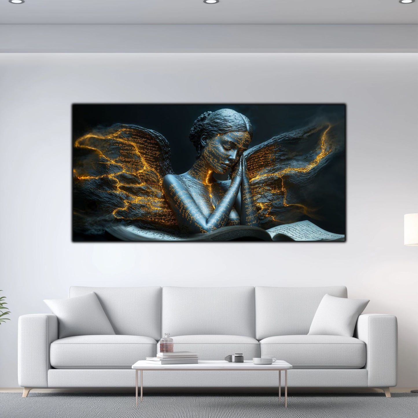 Beyond Meditation - Tablouri moderne pe sticla securizata pentru living contemporan NO37