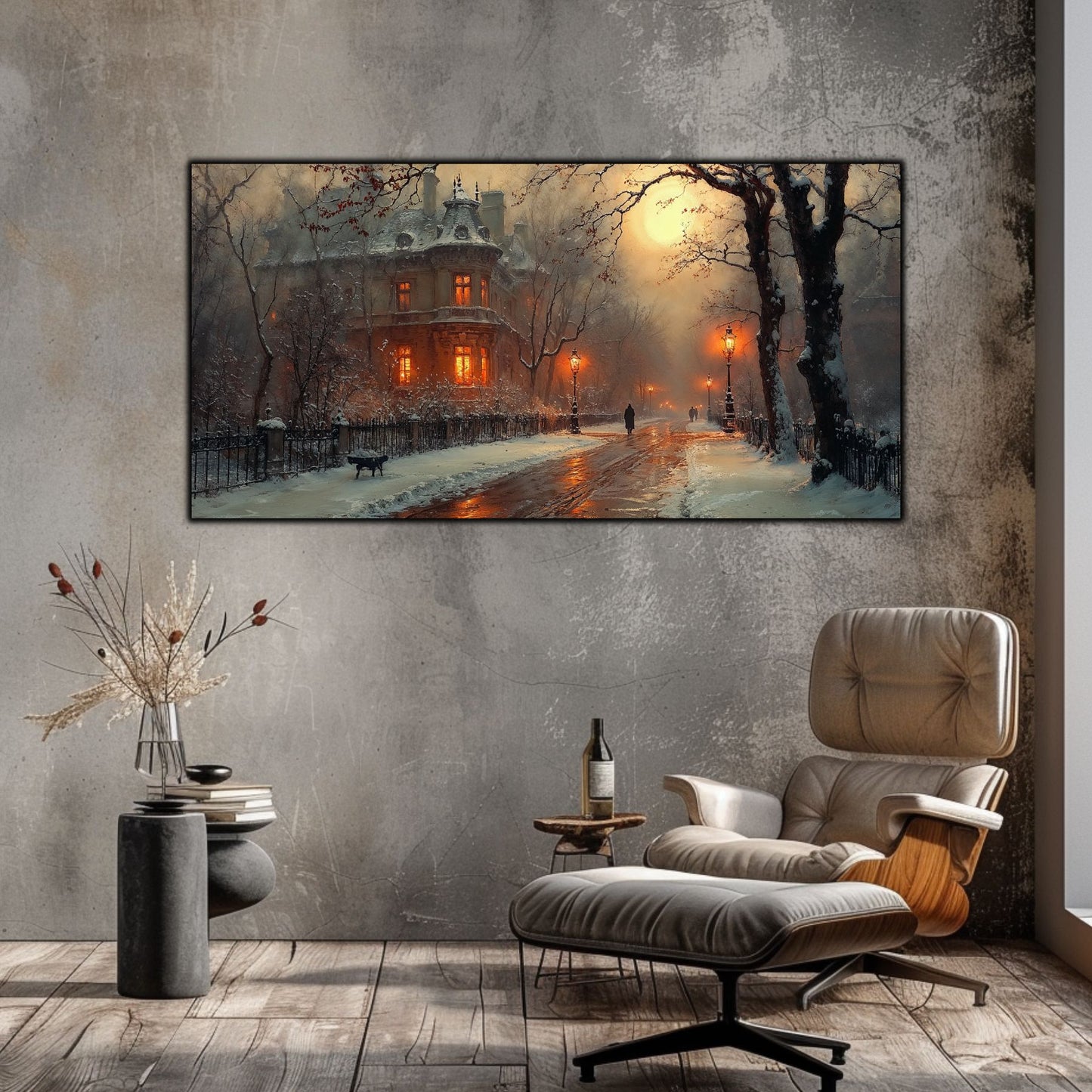 Tablou Sticla Securizata - Colectia Cold Ember - no02