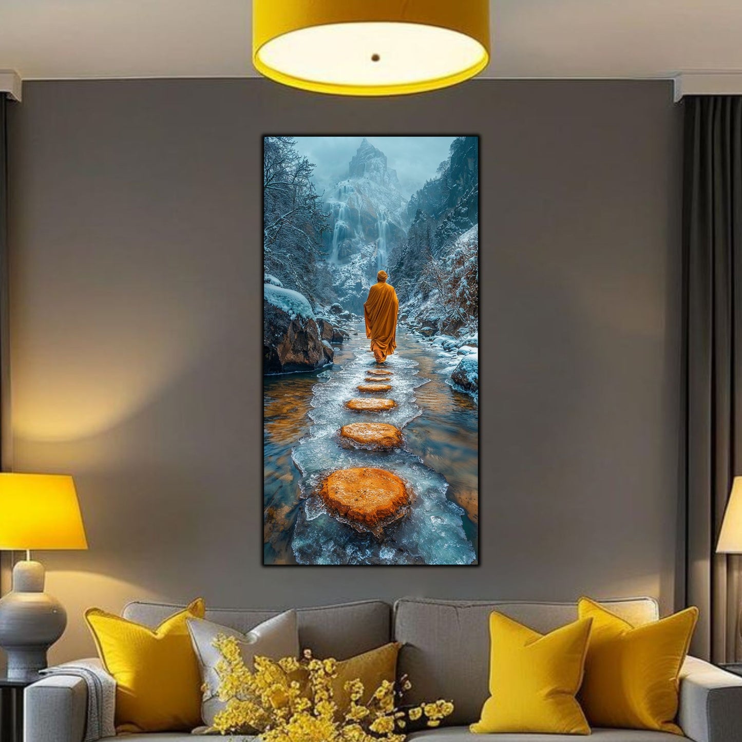 Tablou unicat din sticlă securizată Vanishing Step - No16