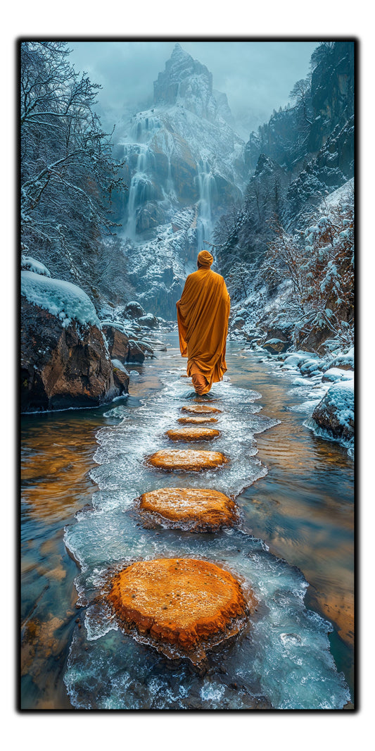 Tablou unicat din sticlă securizată Vanishing Step - No16