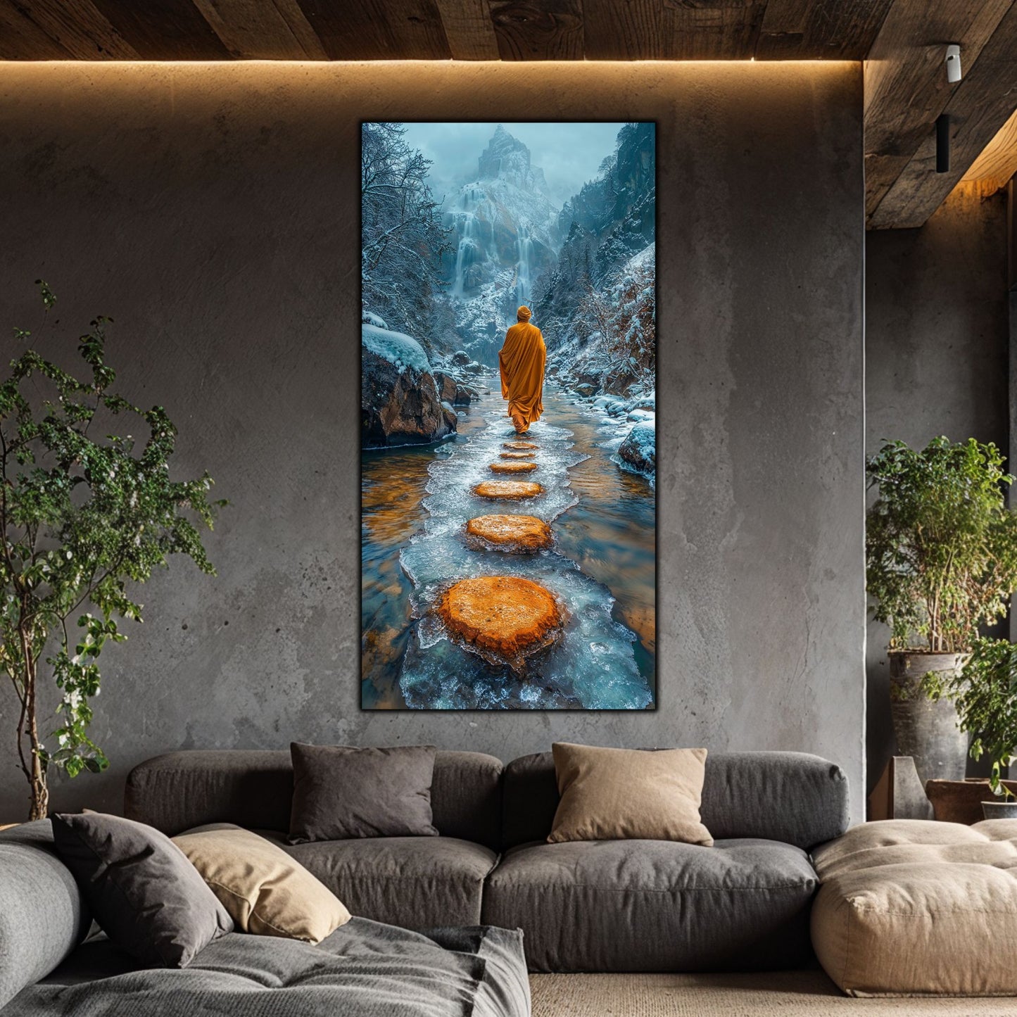 Tablou unicat din sticlă securizată Vanishing Step - No16