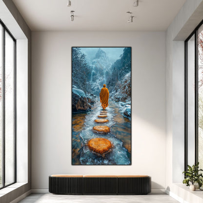 Tablou unicat din sticlă securizată Vanishing Step - No16