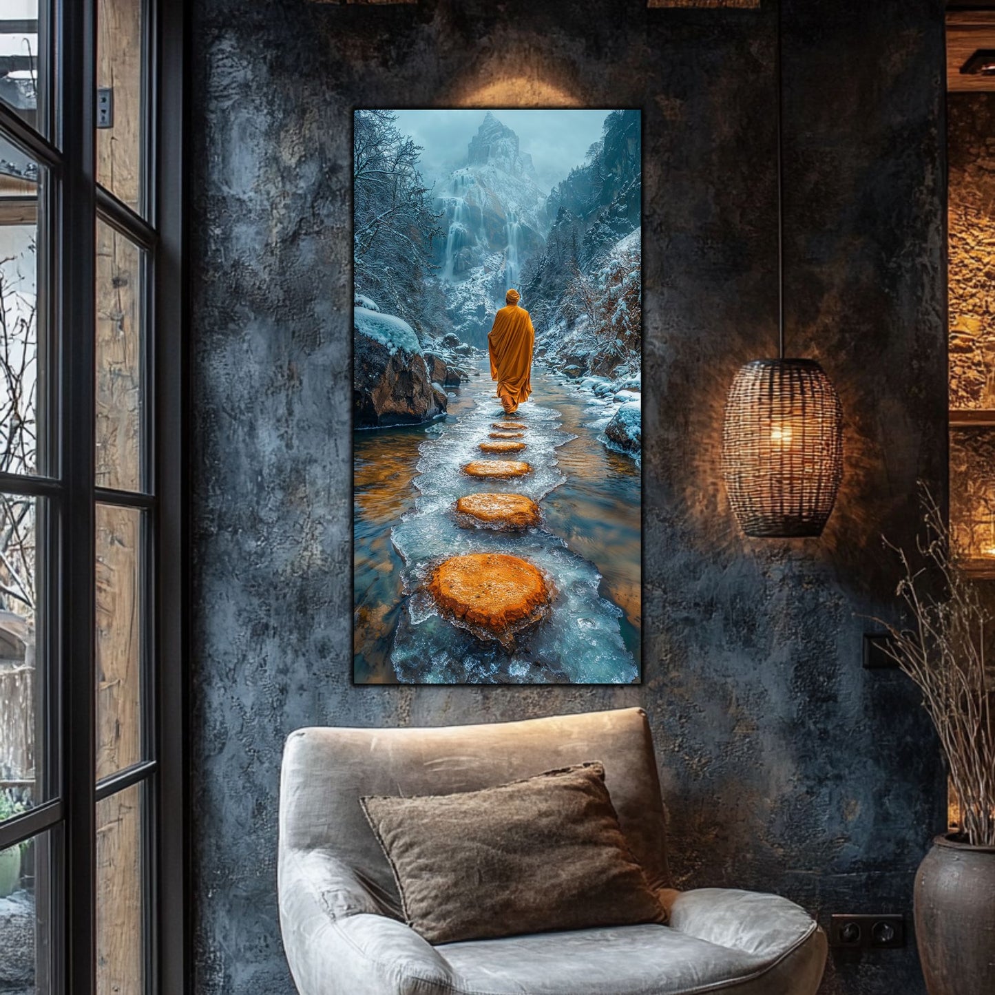 Tablou unicat din sticlă securizată Vanishing Step - No16