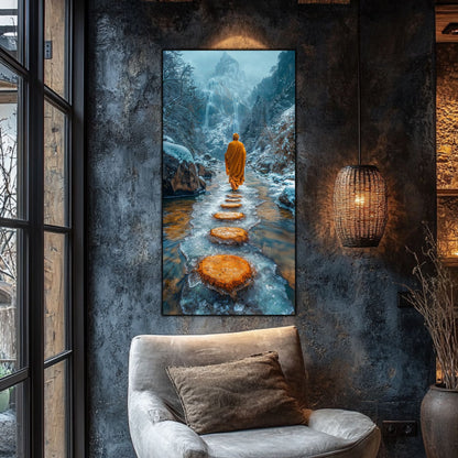 Tablou unicat din sticlă securizată Vanishing Step - No16