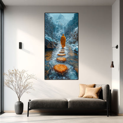 Tablou unicat din sticlă securizată Vanishing Step - No16