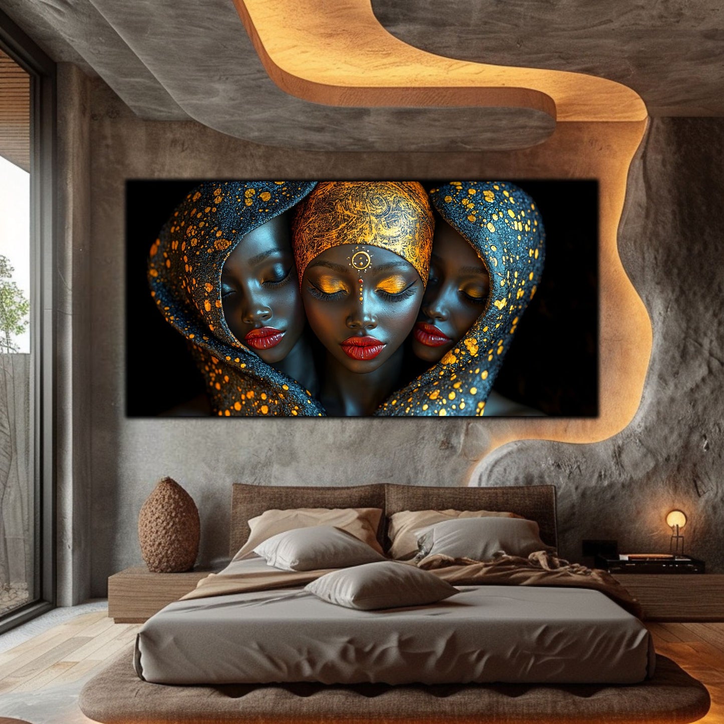 Tablou unicat din sticlă securizată - Beyond Tribe NO11