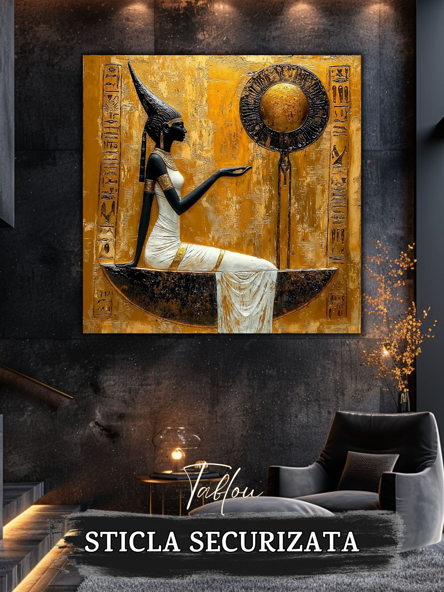 Whispers of the Nile - Tablou Sticla - 25