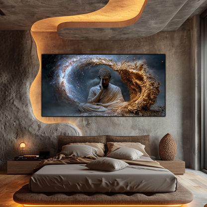 Tablou Decorativ pe Sticla Securizata – Ideal pt Dormitor si Living - Beyond Stardust No10