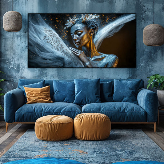 Beyond Meditation - Tablouri moderne pe sticla securizata pentru living contemporan NO15