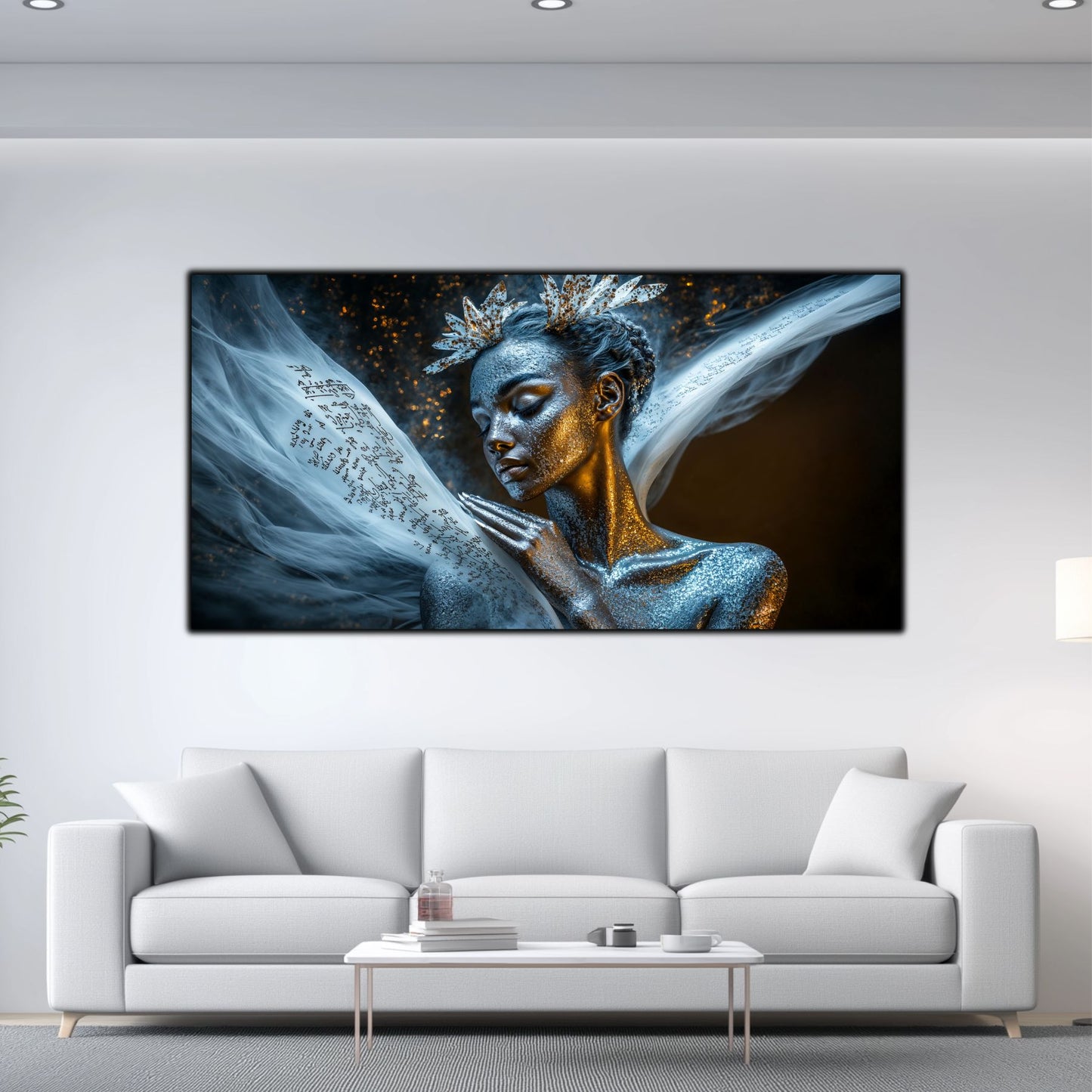 Beyond Meditation - Tablouri moderne pe sticla securizata pentru living contemporan NO15