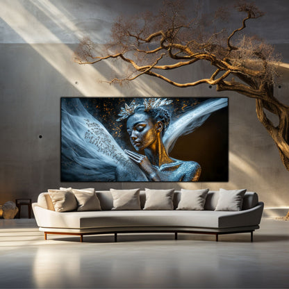 Beyond Meditation - Tablouri moderne pe sticla securizata pentru living contemporan NO15