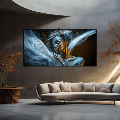 Beyond Meditation - Tablouri moderne pe sticla securizata pentru living contemporan NO15