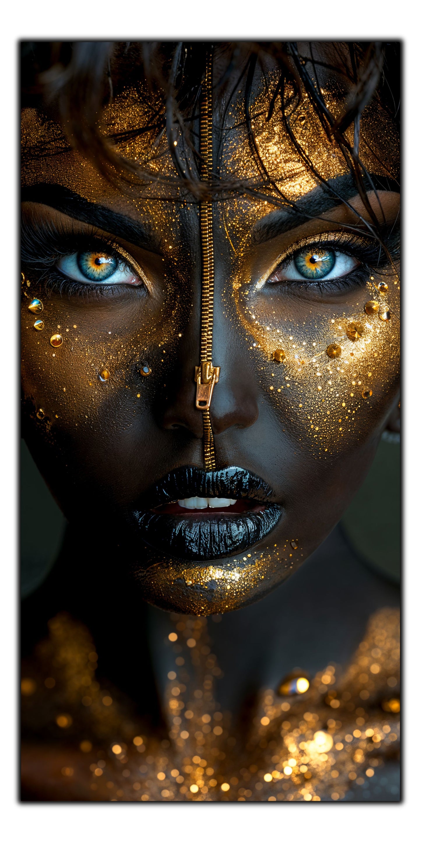 Tablou Sticla Securizata - Dark Zen Reimagined 19