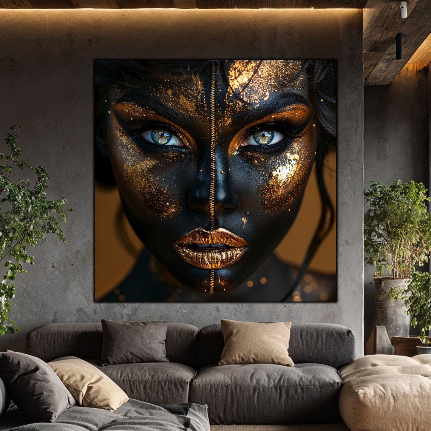 Tablou Sticla Securizata - Dark Zen - Reimagined15