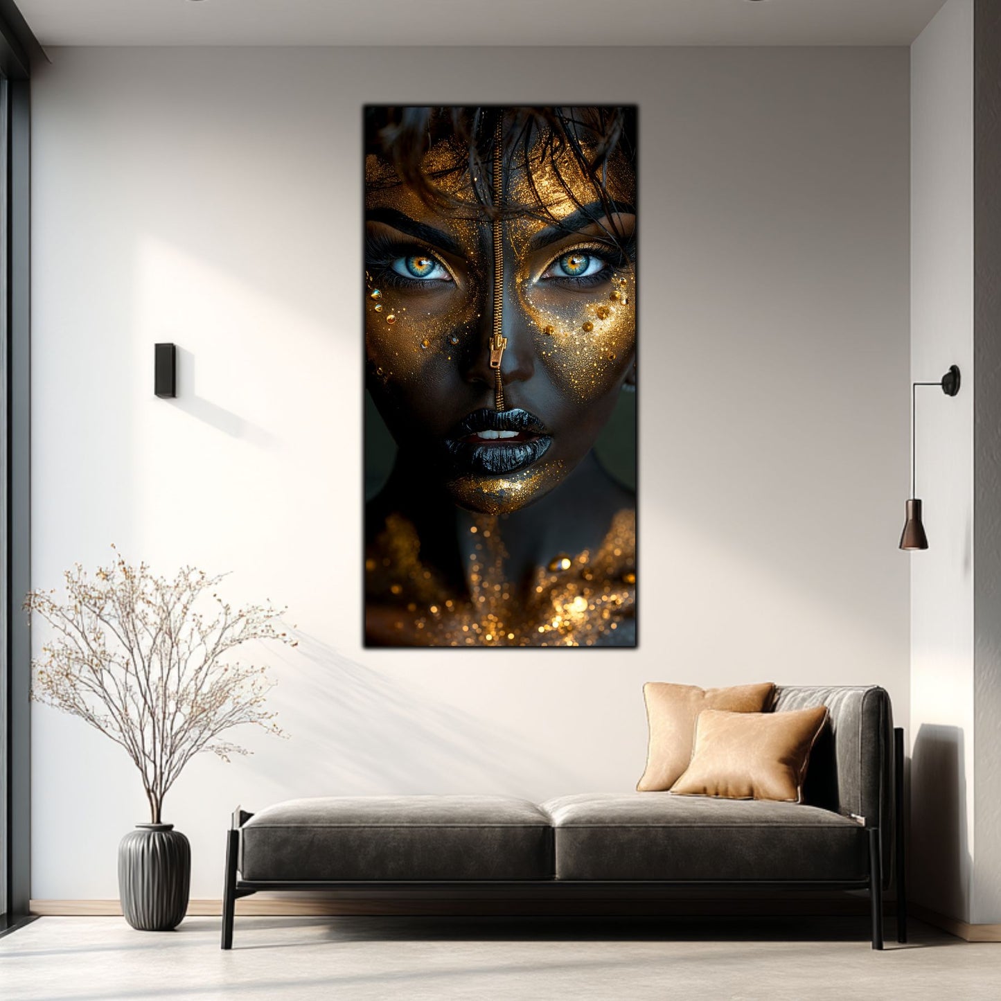 Tablou Sticla Securizata - Dark Zen Reimagined 19