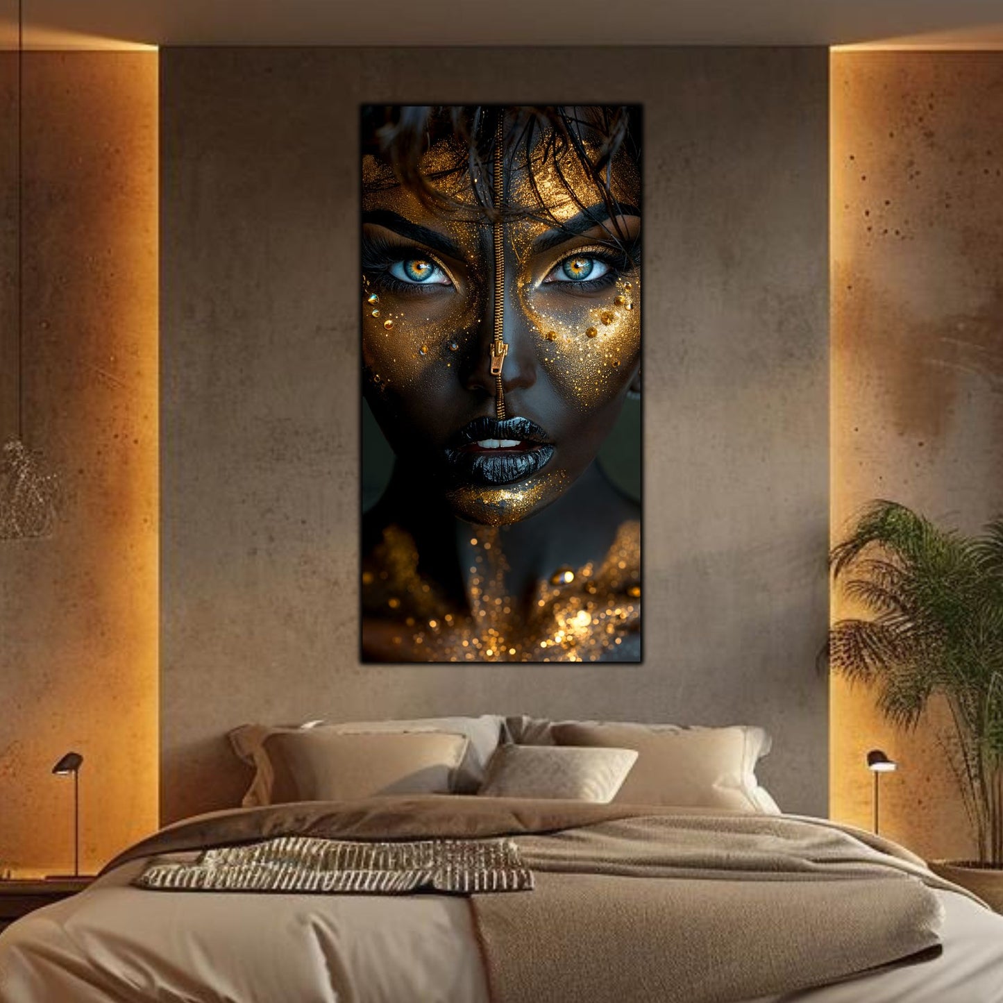 Tablou Sticla Securizata - Dark Zen Reimagined 19