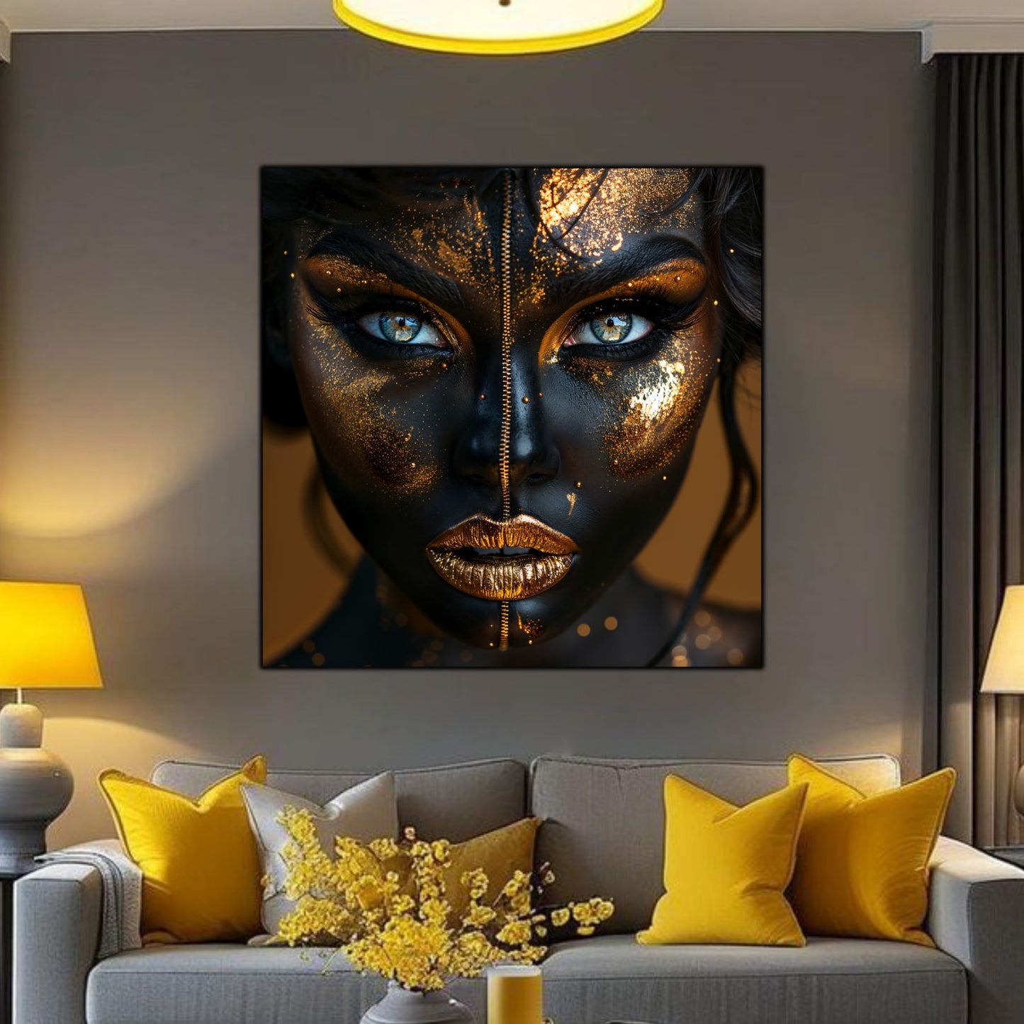 Tablou Sticla Securizata - Dark Zen - Reimagined15