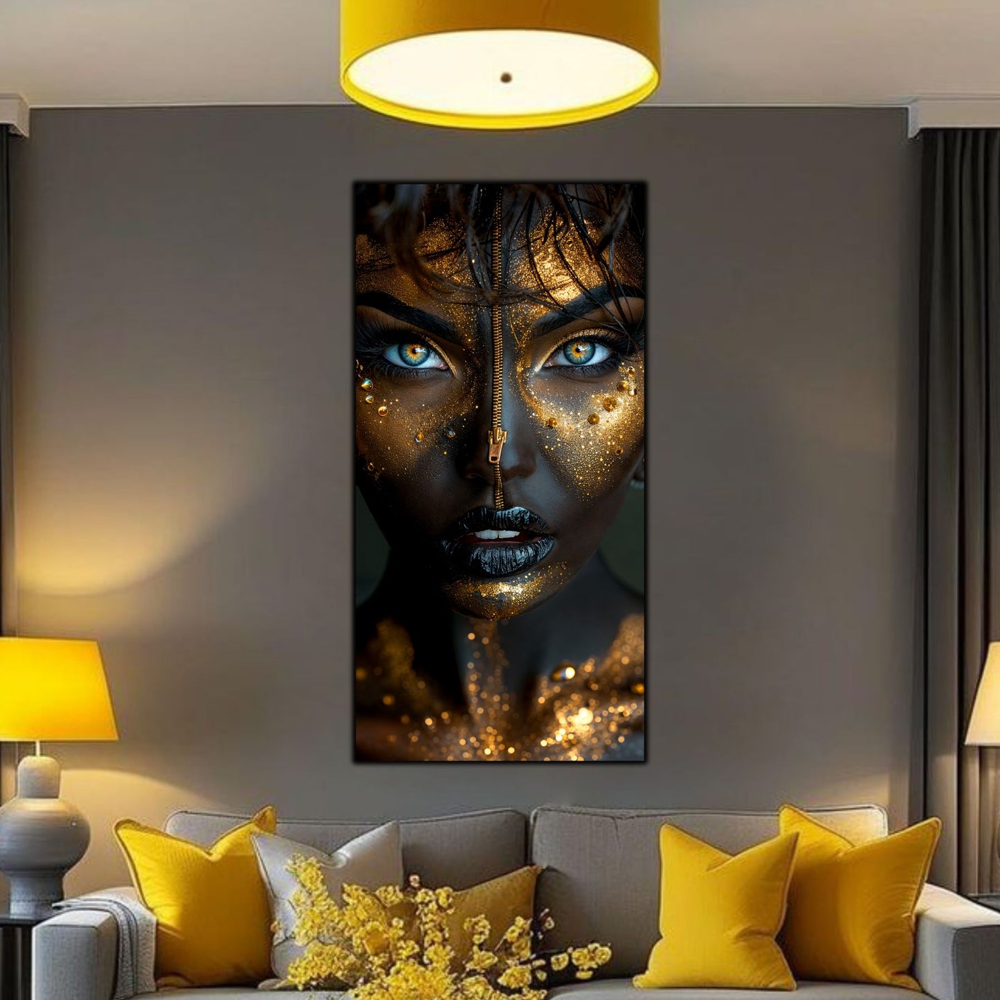 Tablou Sticla Securizata - Dark Zen Reimagined 19